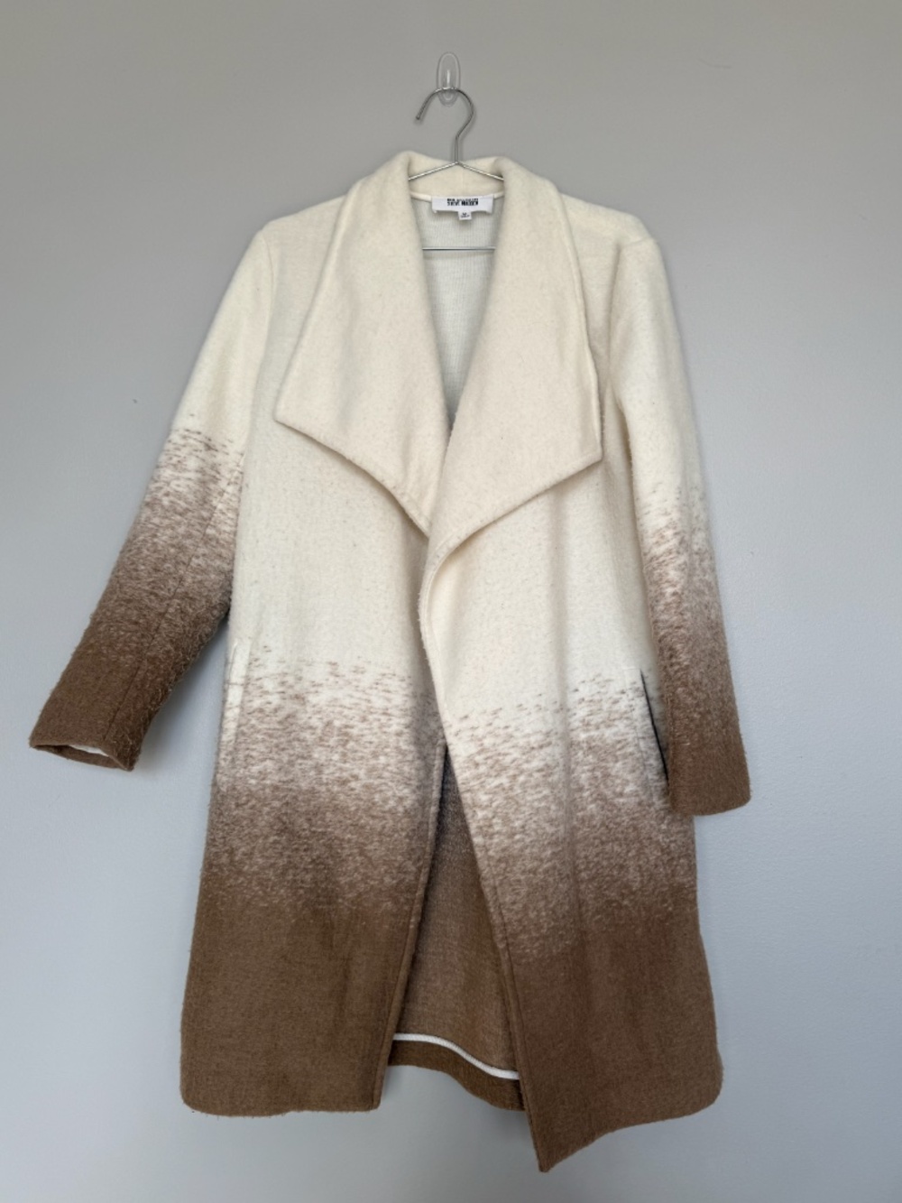 BB Dakota Steve Madden Mid-Length Ombre Wool Jacket